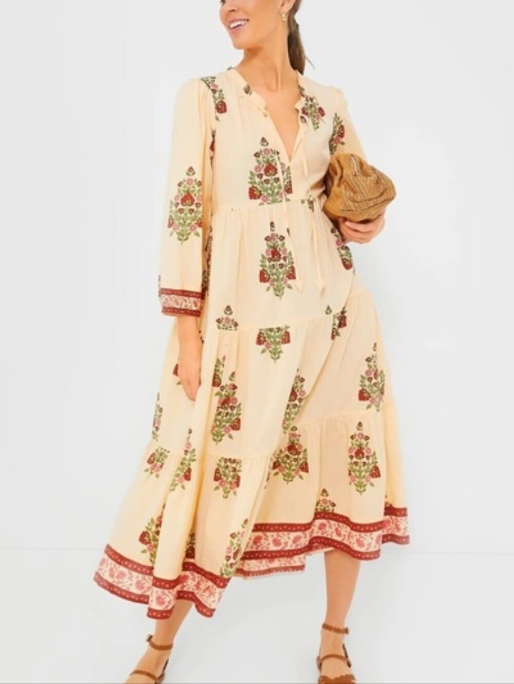 Tucketnuck Boho Style Blush Chandelier Salty Paloma Caftan